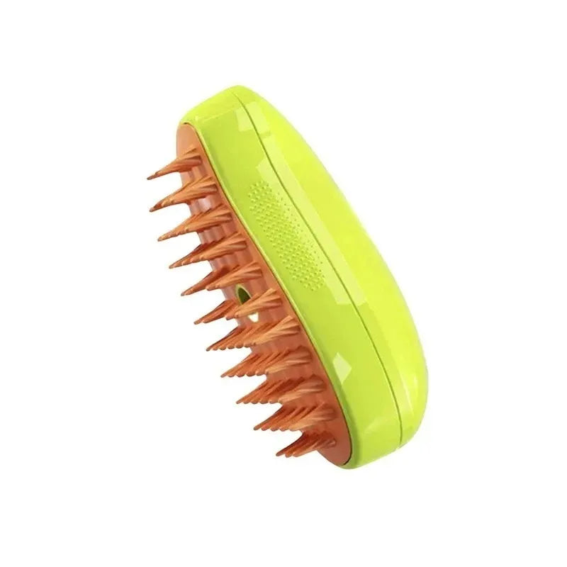 3-in-1 Pet Steam Grooming Brush – Electric Spray, Massage & Hair Removal Comb for Dogs & Cats