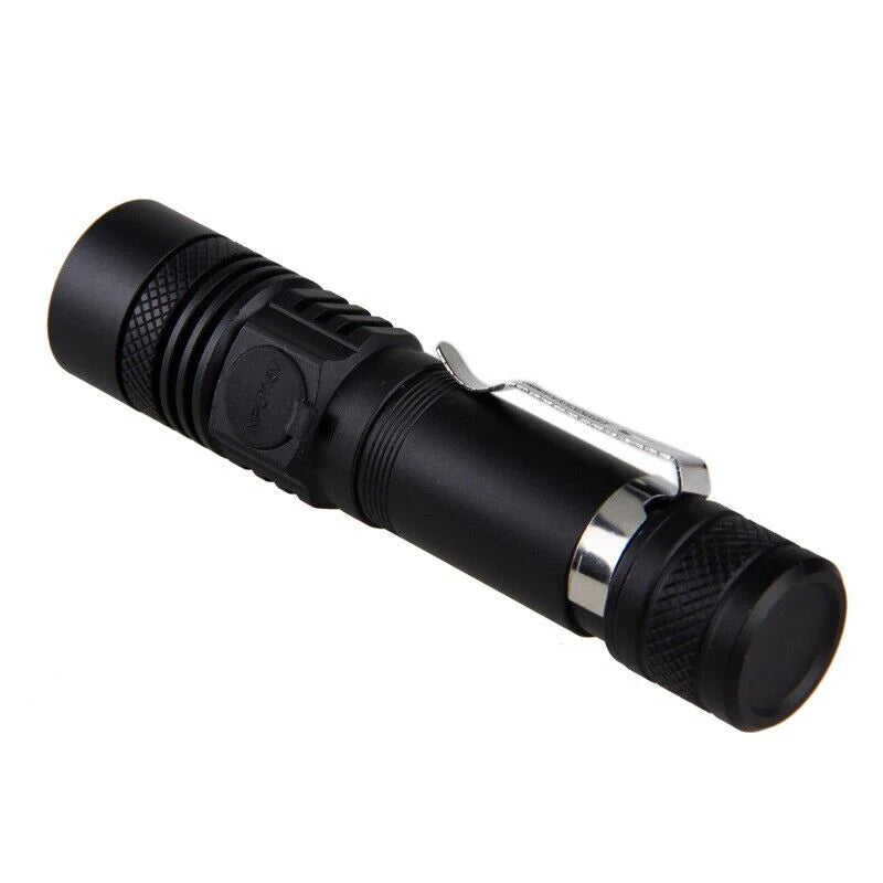 High-Power Tactical Flashlight 90,000LM | USB Rechargeable & Adjustable Zoom