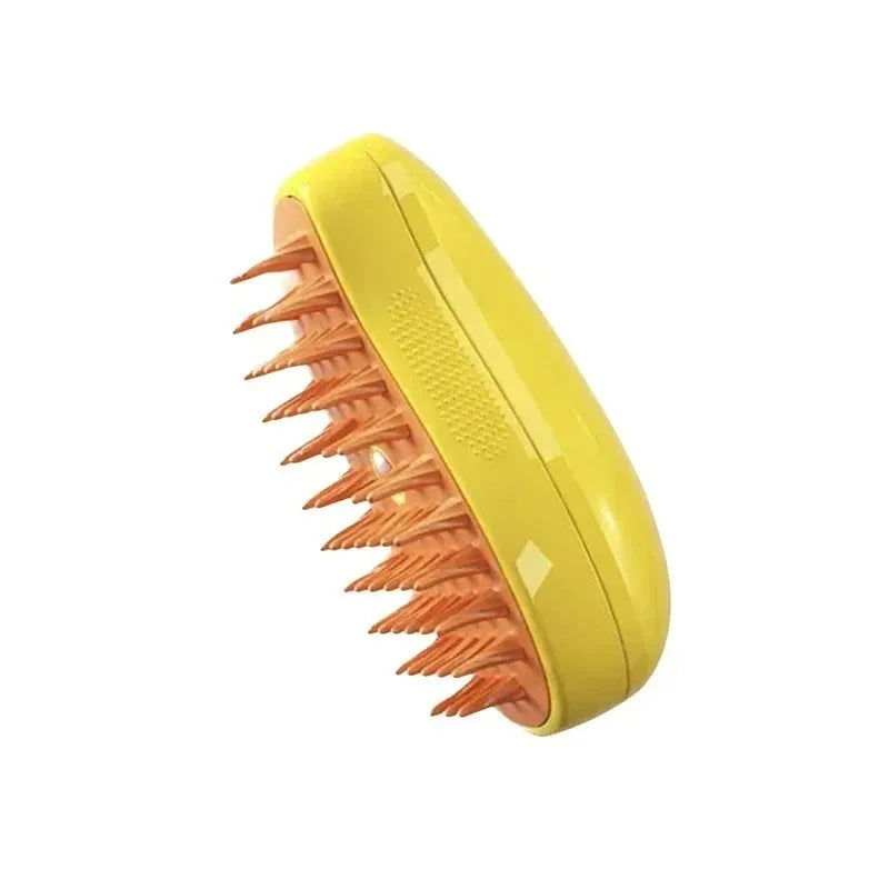 3-in-1 Pet Steam Grooming Brush – Electric Spray, Massage & Hair Removal Comb for Dogs & Cats
