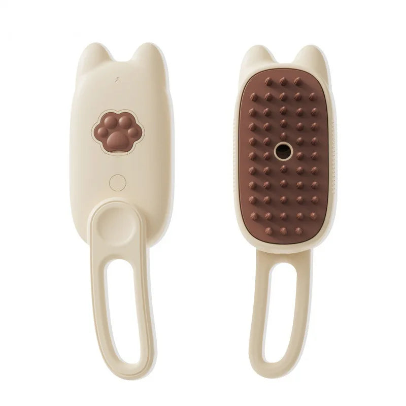 3-in-1 Pet Steam Grooming Brush – Electric Spray, Massage & Hair Removal Comb for Dogs & Cats