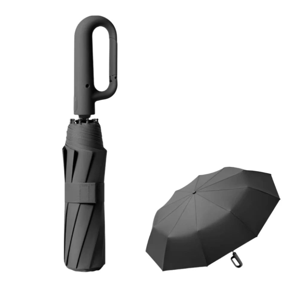 1 Handle Fully Automatic Folding Umbrella with Buckle, Easy to Carry Larger, Thicker and Sturdy. Suitable for Men and Women, Portable and Windproof, Double-Layer Windproof, Various Umbrella Bones, Snap or Rotating Handles, Various Colors to Choose From