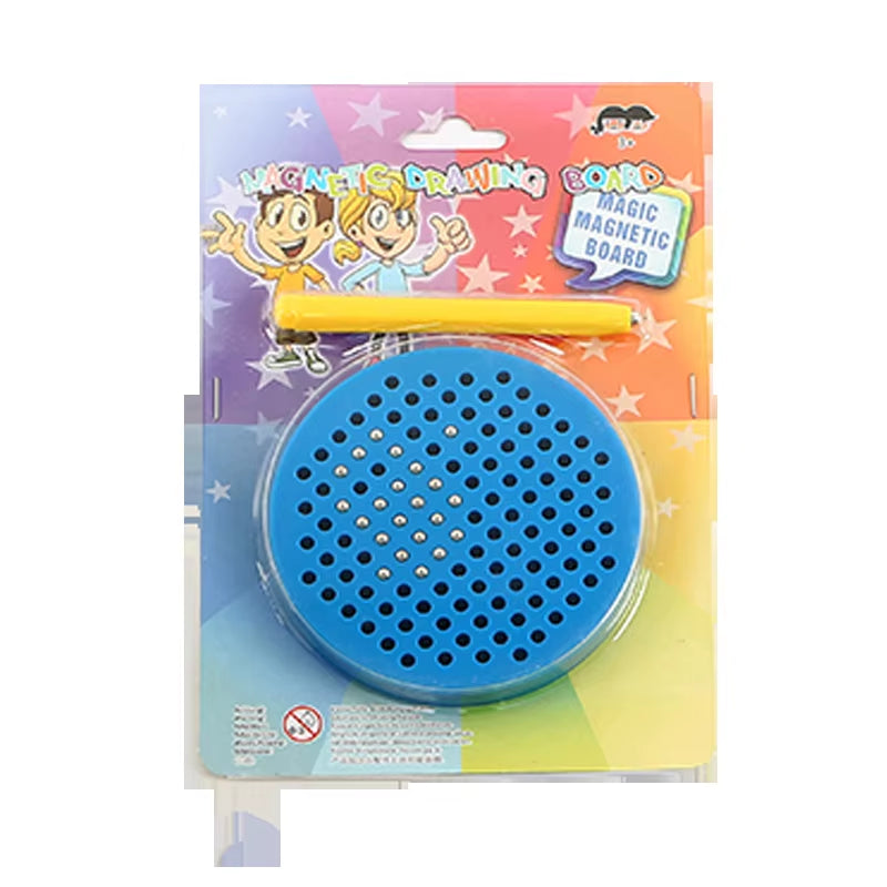 Montessori Magnetic Drawing Board with Stylus – STEM Fine-Motor Pixel Art Pad for Toddlers & Kids